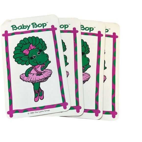 Barney Jumbo Card Game 1993 - Picture 6 of 13